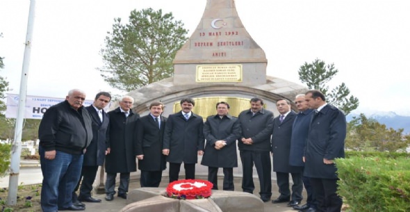 DEPREM ŞEHİTLERİ DUALARLA ANILDI